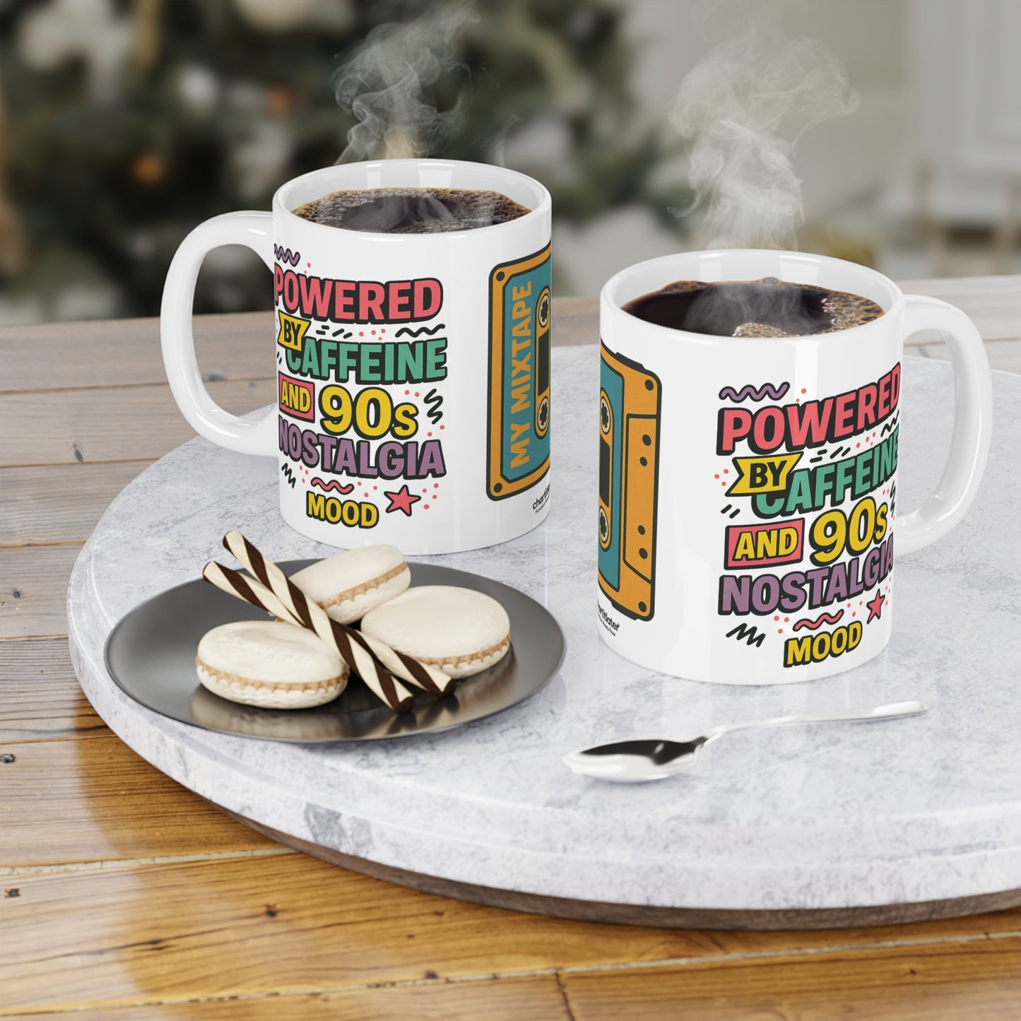 90s Nostalgia Mug – Caffeinated Vibes & Rewind Energy