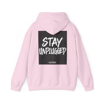 STAY UNPLUGGED Hoodie – For the Overstimulated, Under-socialized, & Proud