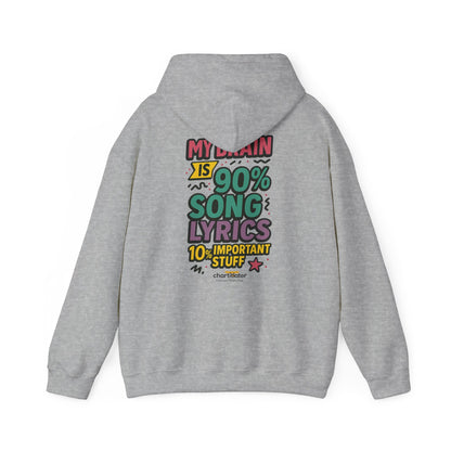 Mixtape Mood Hoodie – Retro Lyrics Edition (Chart It Like It’s 1994)