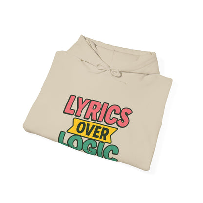 Lyrics Over Logic Hoodie – 90s Sass for the Emotionally Overstimulated