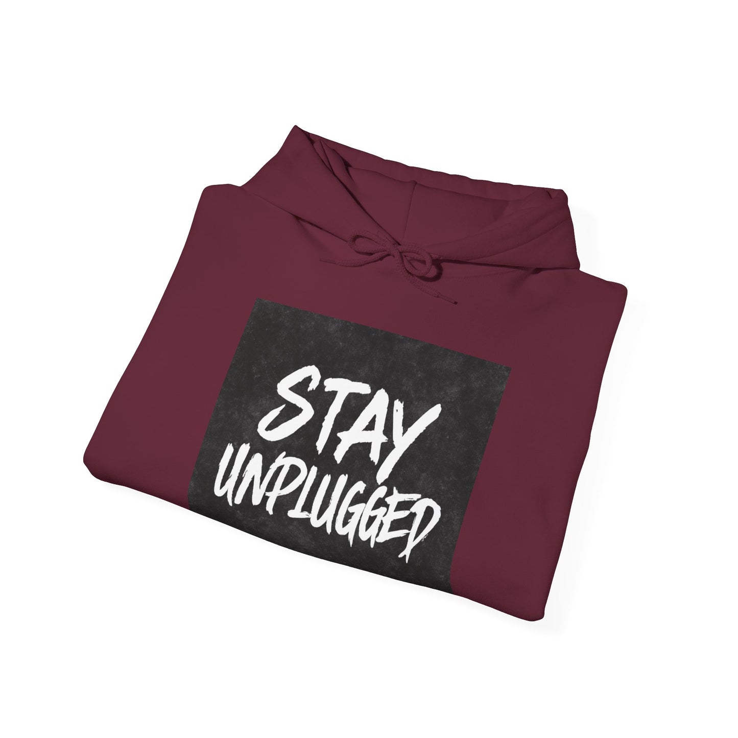 STAY UNPLUGGED Hoodie – For the Overstimulated, Under-socialized, & Proud