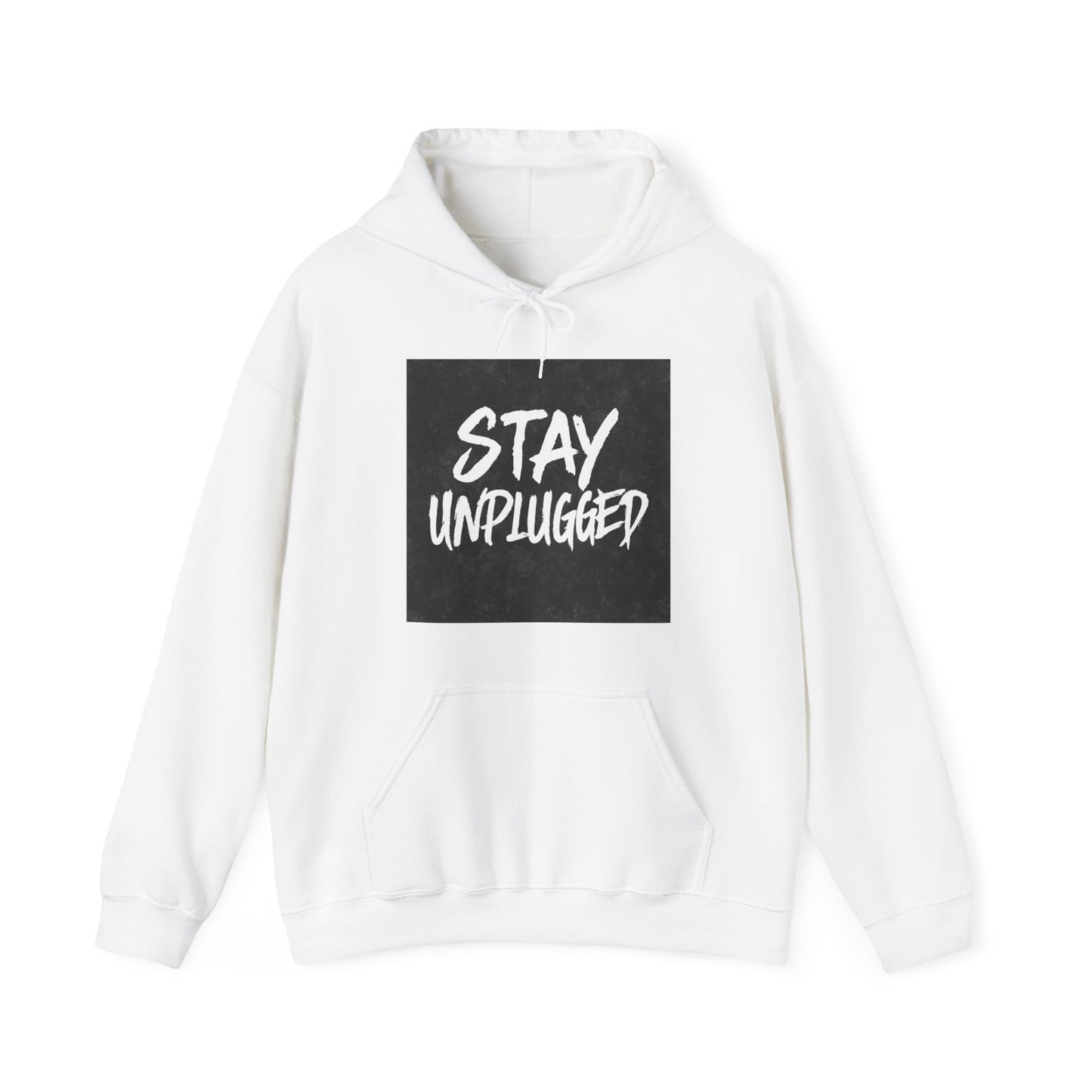STAY UNPLUGGED Hoodie – For the Overstimulated, Under-socialized, & Proud