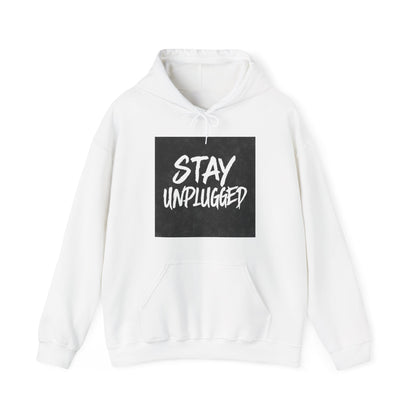STAY UNPLUGGED Hoodie – For the Overstimulated, Under-socialized, & Proud