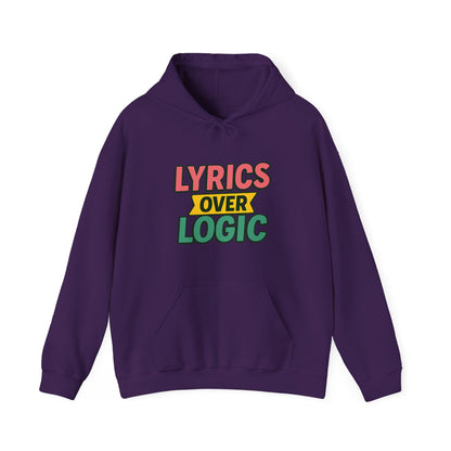 Lyrics Over Logic Hoodie – 90s Sass for the Emotionally Overstimulated