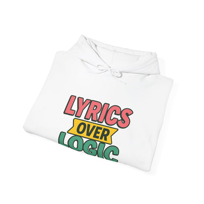 Lyrics Over Logic Hoodie – 90s Sass for the Emotionally Overstimulated
