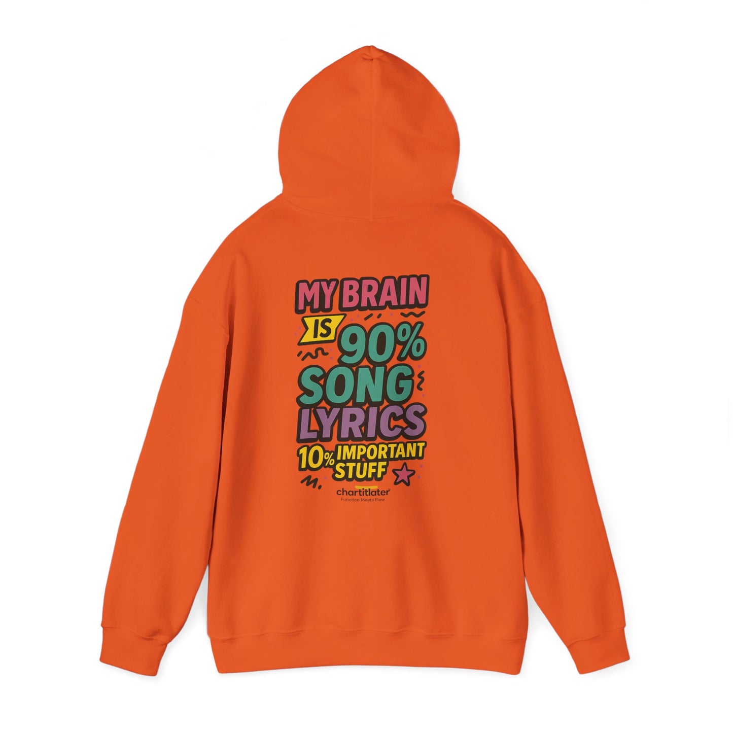 Mixtape Mood Hoodie – Retro Lyrics Edition (Chart It Like It’s 1994)