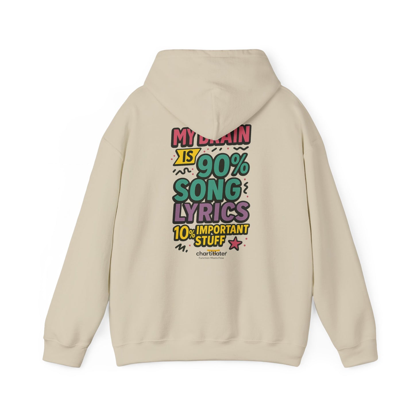 Mixtape Mood Hoodie – Retro Lyrics Edition (Chart It Like It’s 1994)