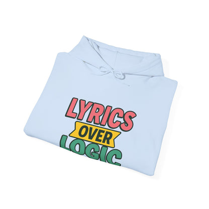 Lyrics Over Logic Hoodie – 90s Sass for the Emotionally Overstimulated