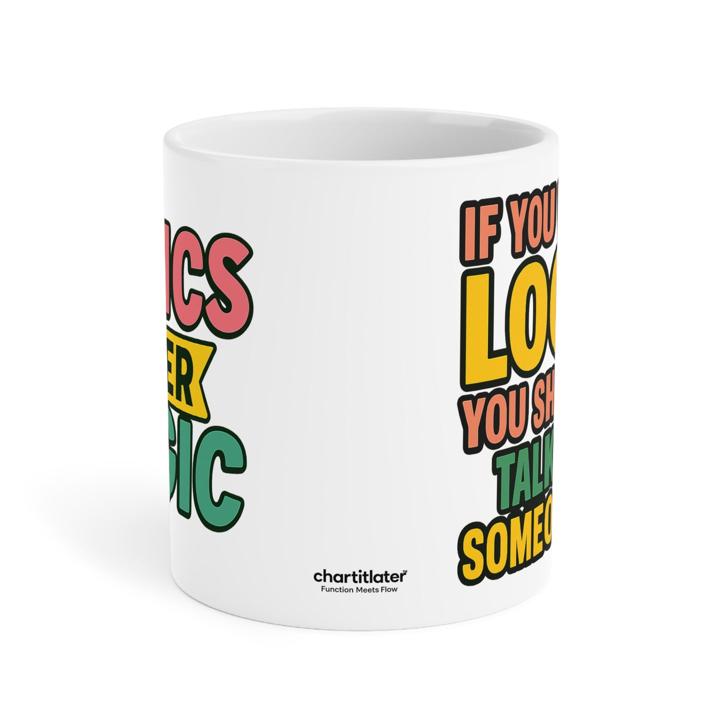 Lyrics Over Logic Mug – For the Emotionally Overstimulated & Musically Enlightened