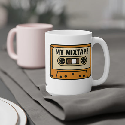 Mixtape Mood Mug – Fueled by Lyrics, Caffeine & a Little Delusion