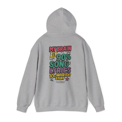 Mixtape Mood Hoodie – Retro Lyrics Edition (Chart It Like It’s 1994)