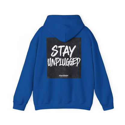 STAY UNPLUGGED Hoodie – For the Overstimulated, Under-socialized, & Proud