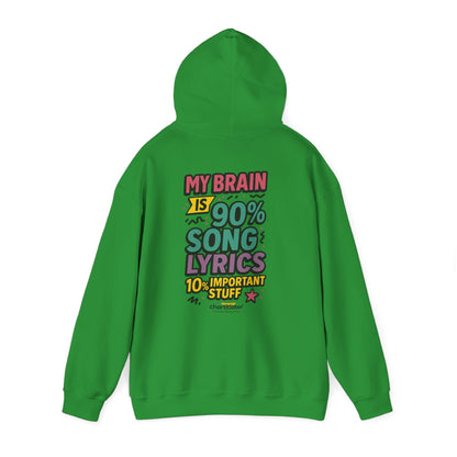 Mixtape Mood Hoodie – Retro Lyrics Edition (Chart It Like It’s 1994)