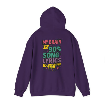 Mixtape Mood Hoodie – Retro Lyrics Edition (Chart It Like It’s 1994)