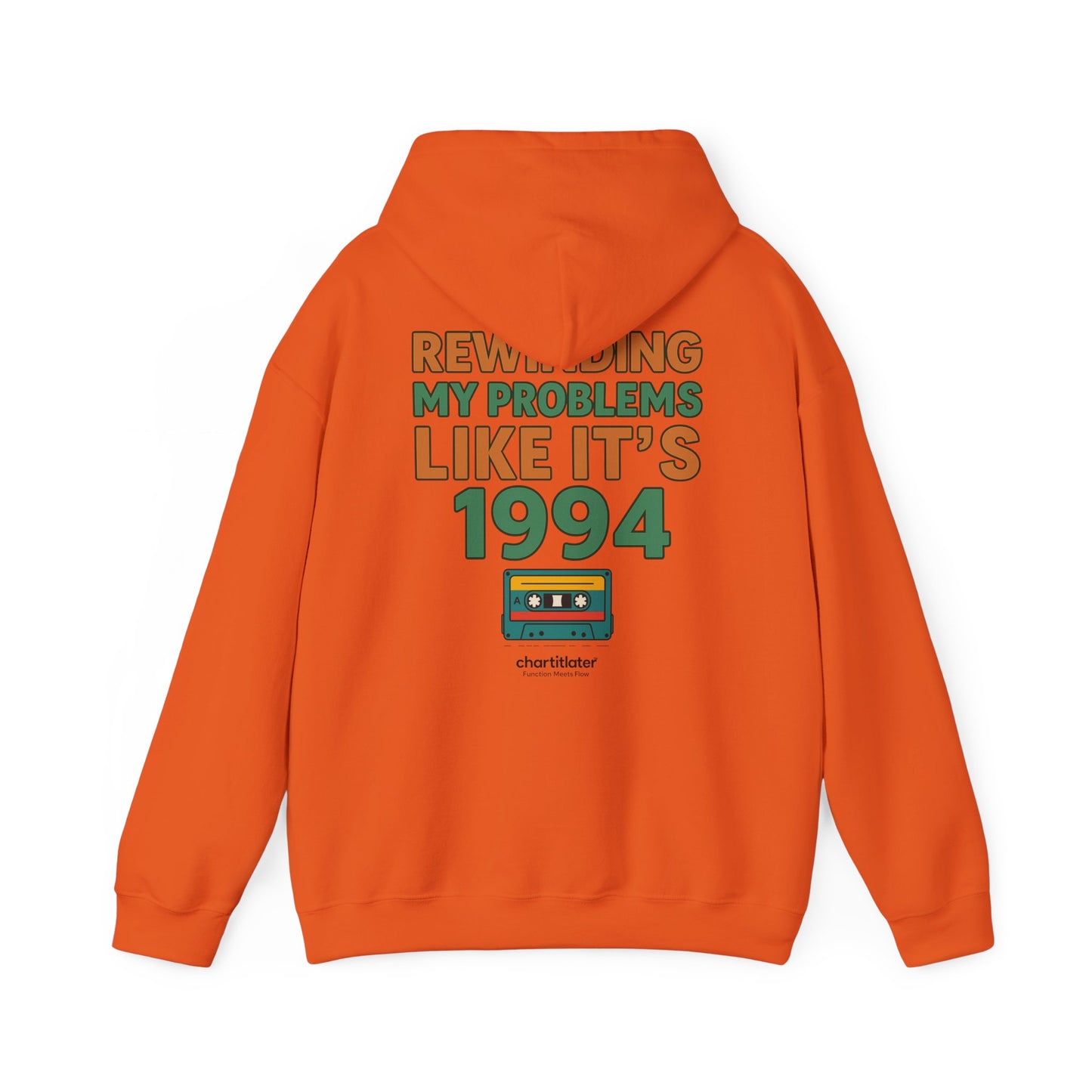 Retro Mixtape Mood Hoodie – 90s Throwback Vibes for Real Ones