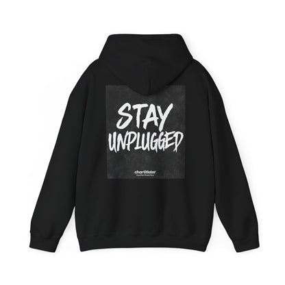 STAY UNPLUGGED Hoodie – For the Overstimulated, Under-socialized, & Proud