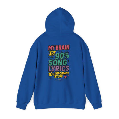 Mixtape Mood Hoodie – Retro Lyrics Edition (Chart It Like It’s 1994)