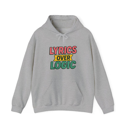 Lyrics Over Logic Hoodie – 90s Sass for the Emotionally Overstimulated