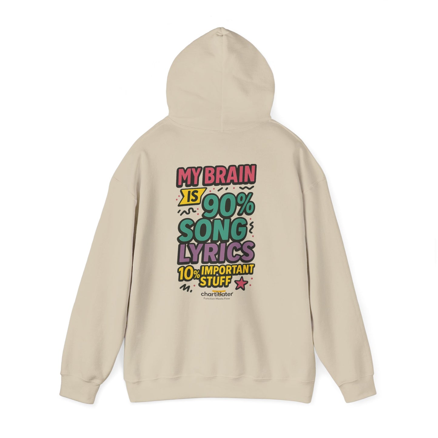 Mixtape Mood Hoodie – Retro Lyrics Edition (Chart It Like It’s 1994)