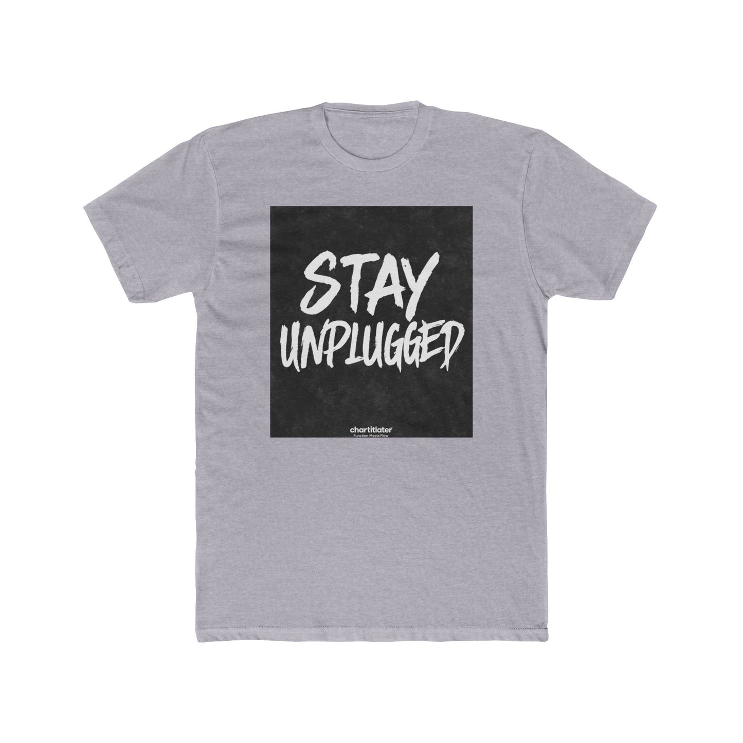 Stay Unplugged Unisex Tee – 90s Aesthetic Graphic Shirt, Soft Cotton Fit, Retro Mood T-Shirt