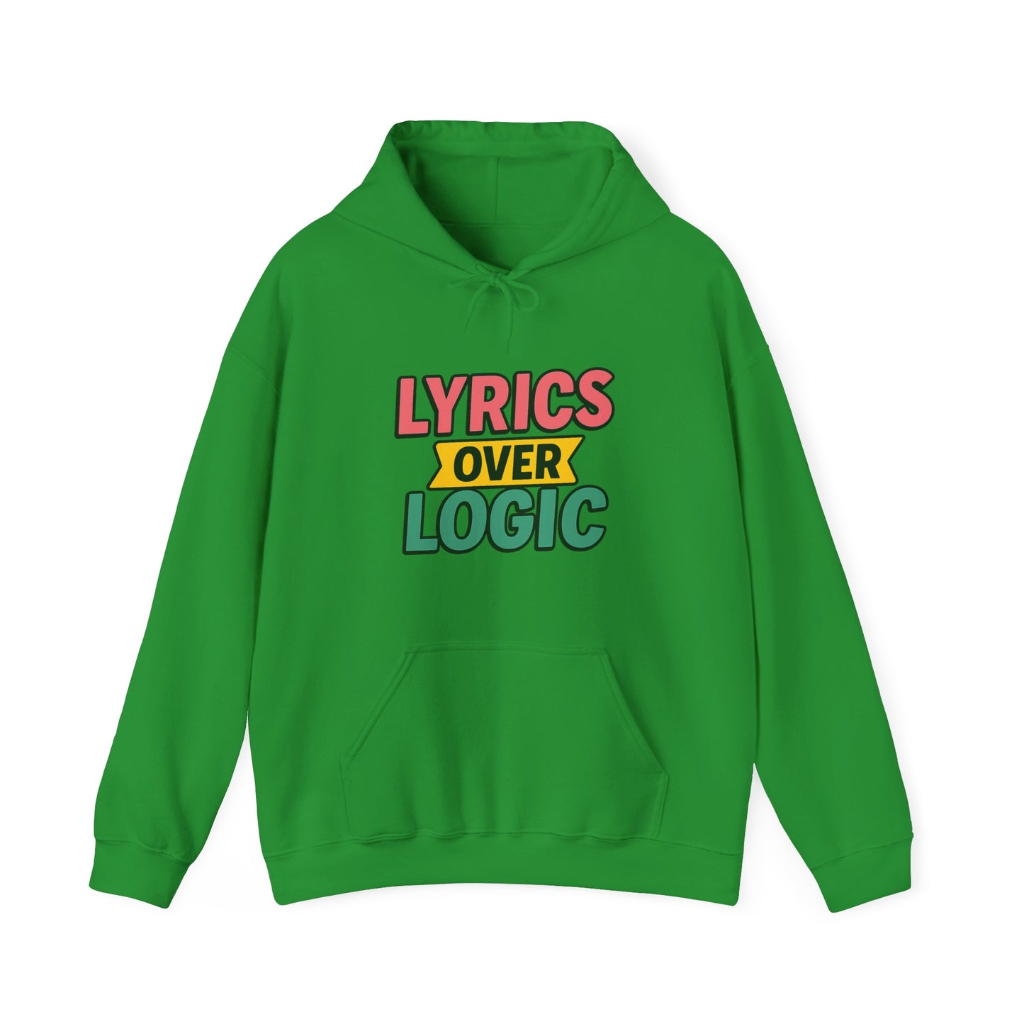 Lyrics Over Logic Hoodie – 90s Sass for the Emotionally Overstimulated