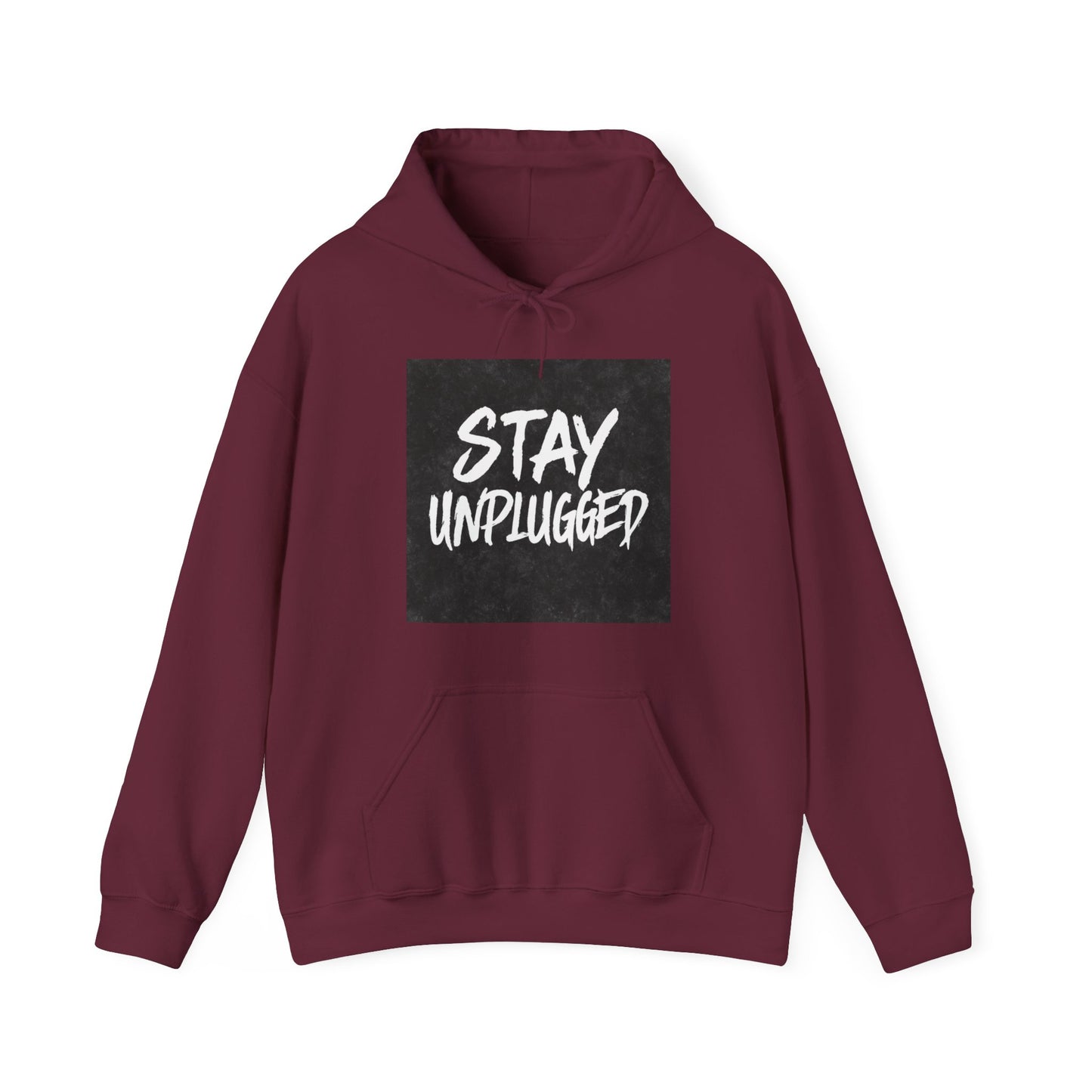 STAY UNPLUGGED Hoodie – For the Overstimulated, Under-socialized, & Proud