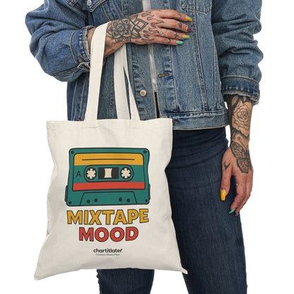 Mixtape Mood Tote (Double-Sided) – Chart It Later Collection