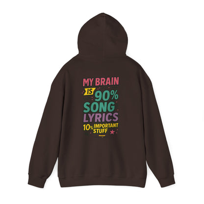 Mixtape Mood Hoodie – Retro Lyrics Edition (Chart It Like It’s 1994)