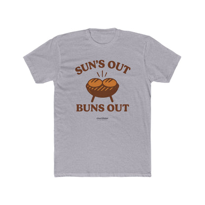 Sun’s Out Buns Out Tee – Funny Summer T-Shirt for BBQ Kings & Sunshine Seekers