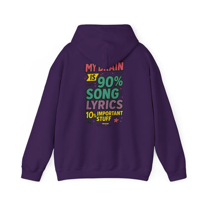 Mixtape Mood Hoodie – Retro Lyrics Edition (Chart It Like It’s 1994)