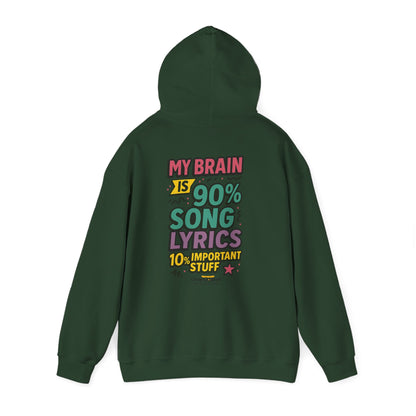 Mixtape Mood Hoodie – Retro Lyrics Edition (Chart It Like It’s 1994)