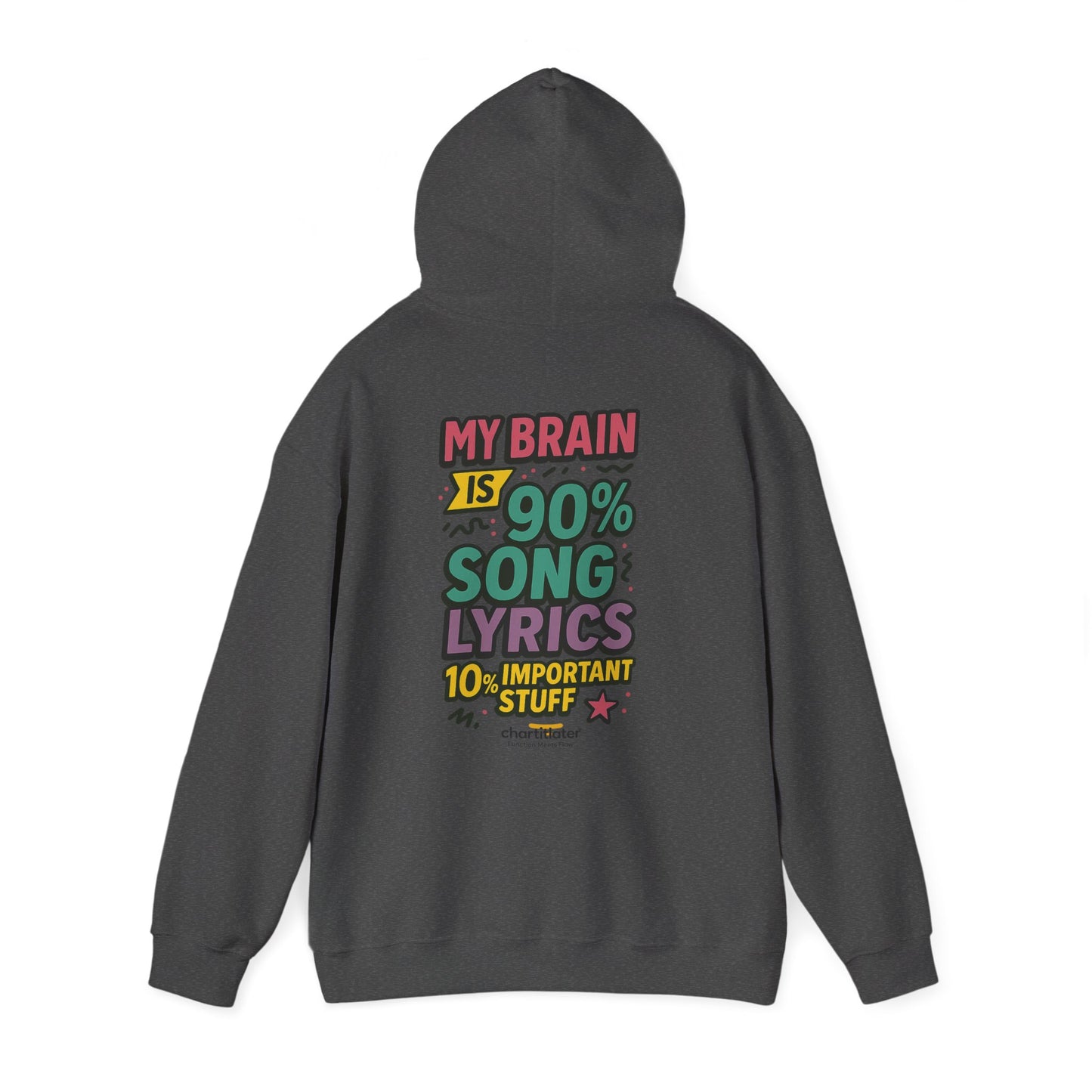Mixtape Mood Hoodie – Retro Lyrics Edition (Chart It Like It’s 1994)