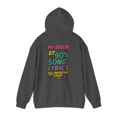 Mixtape Mood Hoodie – Retro Lyrics Edition (Chart It Like It’s 1994)