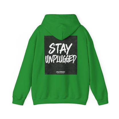 STAY UNPLUGGED Hoodie – For the Overstimulated, Under-socialized, & Proud