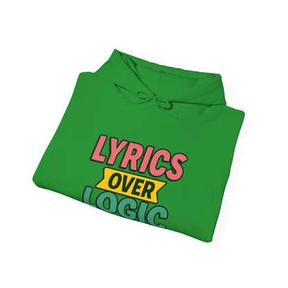 Lyrics Over Logic Hoodie – 90s Sass for the Emotionally Overstimulated