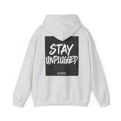 STAY UNPLUGGED Hoodie – For the Overstimulated, Under-socialized, & Proud
