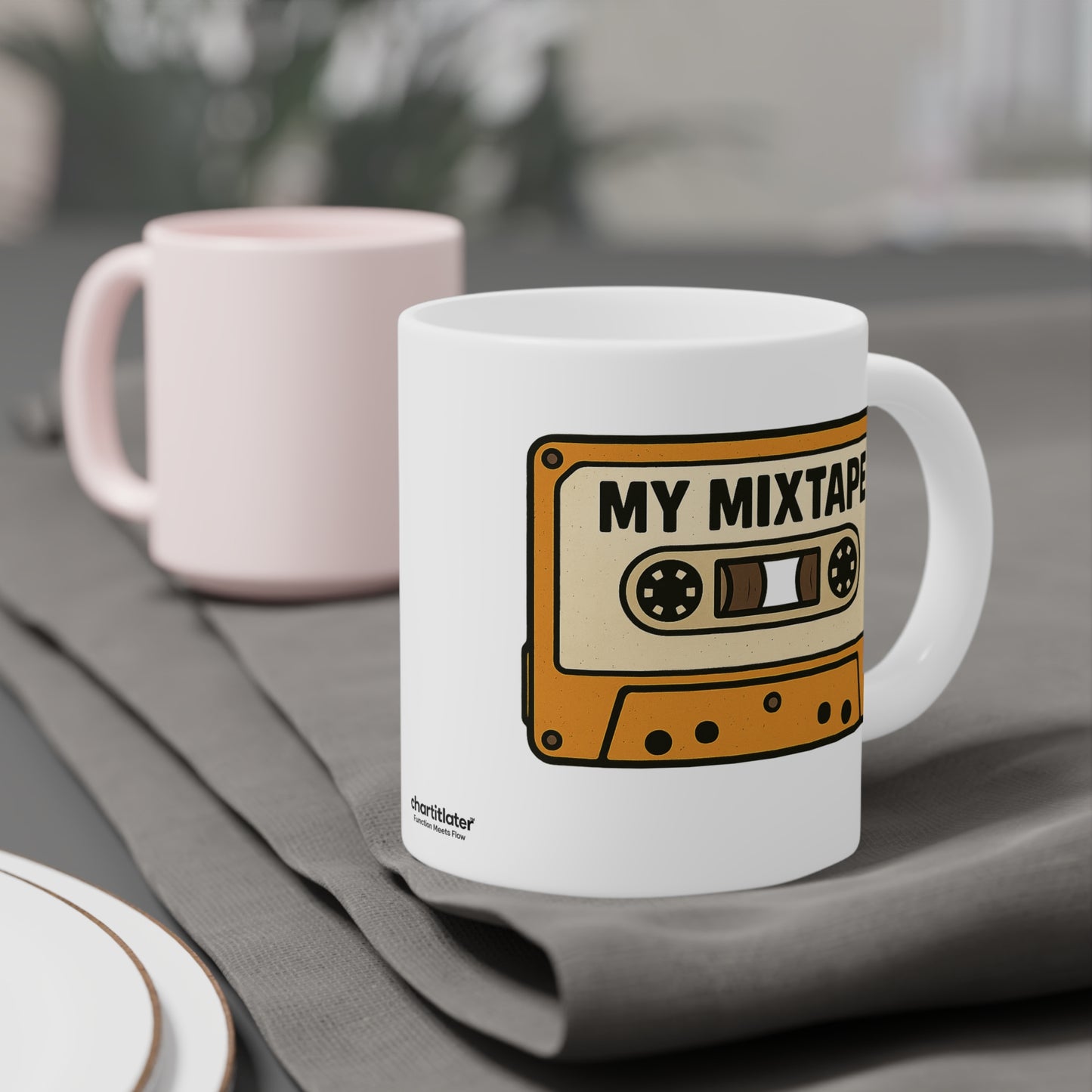 Mixtape Mood Mug – Fueled by Lyrics, Caffeine & a Little Delusion
