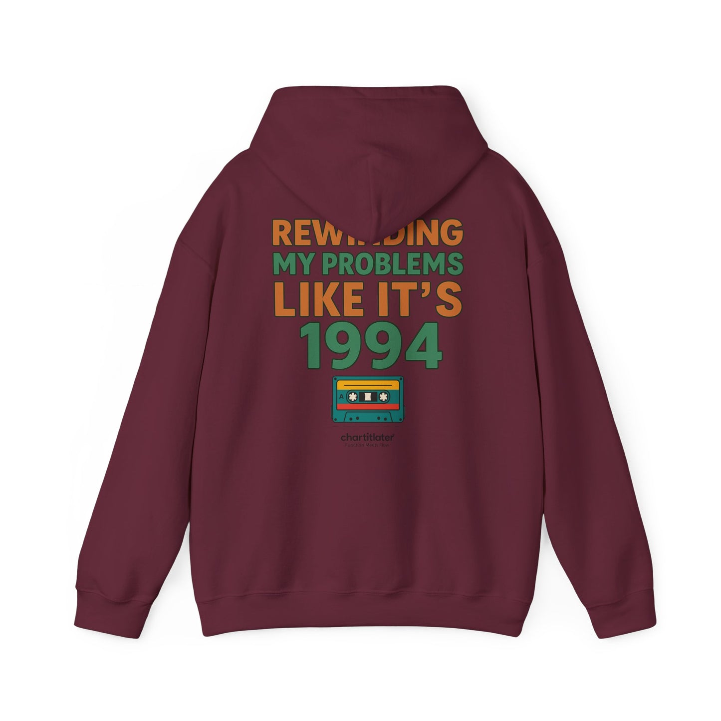 Retro Mixtape Mood Hoodie – 90s Throwback Vibes for Real Ones