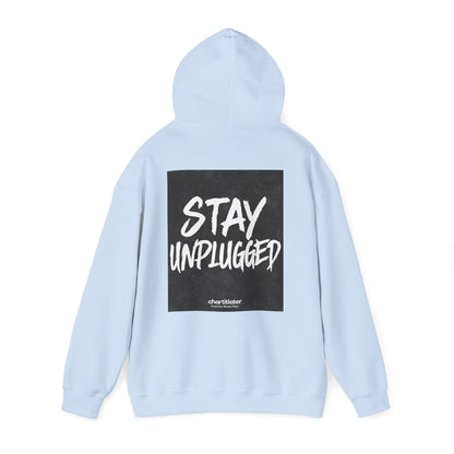 STAY UNPLUGGED Hoodie – For the Overstimulated, Under-socialized, & Proud