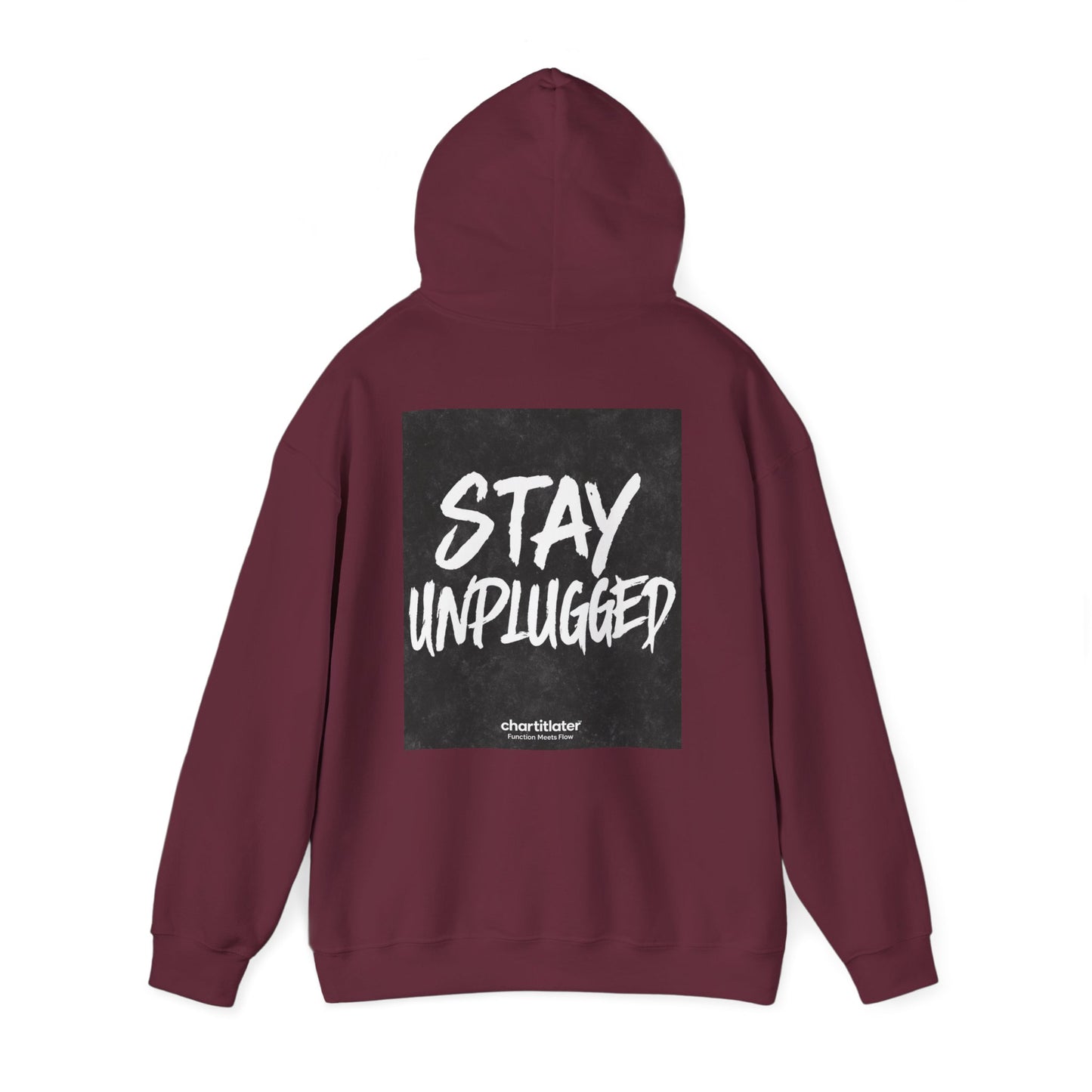 STAY UNPLUGGED Hoodie – For the Overstimulated, Under-socialized, & Proud