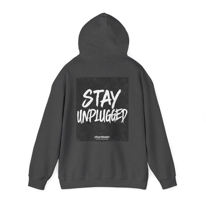 STAY UNPLUGGED Hoodie – For the Overstimulated, Under-socialized, & Proud