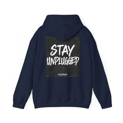 STAY UNPLUGGED Hoodie – For the Overstimulated, Under-socialized, & Proud