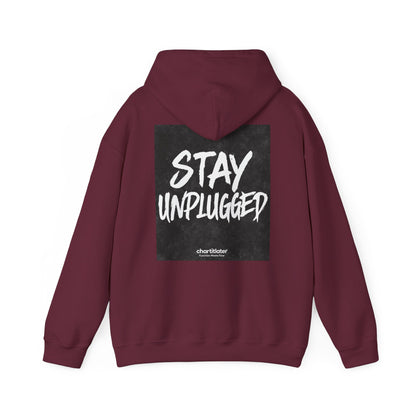 STAY UNPLUGGED Hoodie – For the Overstimulated, Under-socialized, & Proud