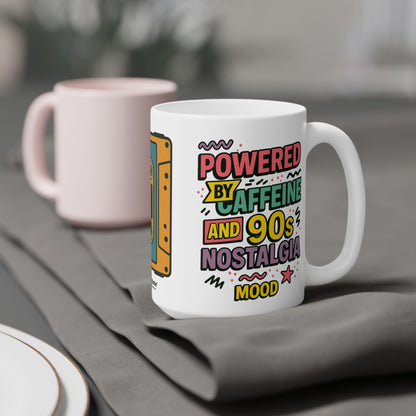 90s Nostalgia Mug – Caffeinated Vibes & Rewind Energy