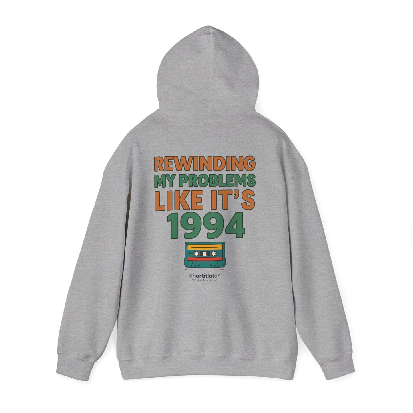 Retro Mixtape Mood Hoodie – 90s Throwback Vibes for Real Ones