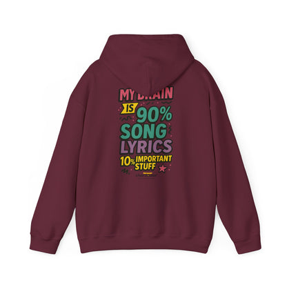 Mixtape Mood Hoodie – Retro Lyrics Edition (Chart It Like It’s 1994)