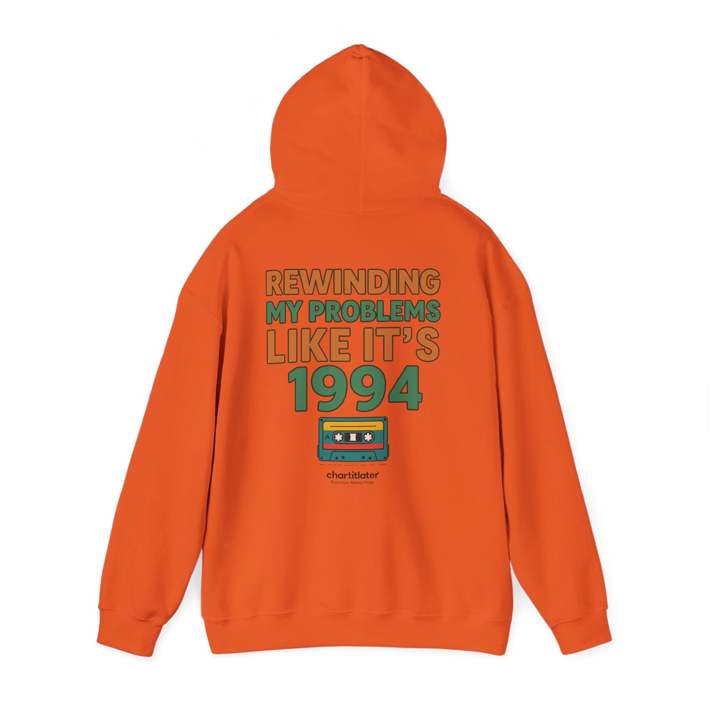 Retro Mixtape Mood Hoodie – 90s Throwback Vibes for Real Ones