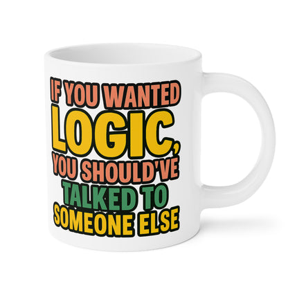 Lyrics Over Logic Mug – For the Emotionally Overstimulated & Musically Enlightened