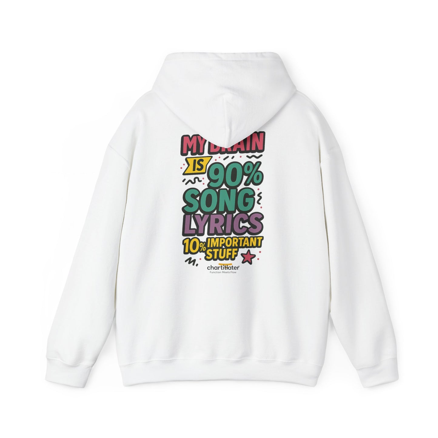 Mixtape Mood Hoodie – Retro Lyrics Edition (Chart It Like It’s 1994)